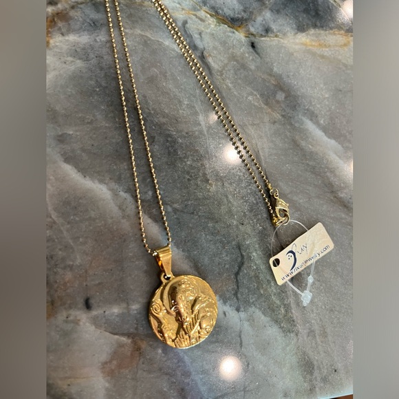 RIXEN GOLD SAN BENITO CHARM NECKLACE - Picture 3 of 8